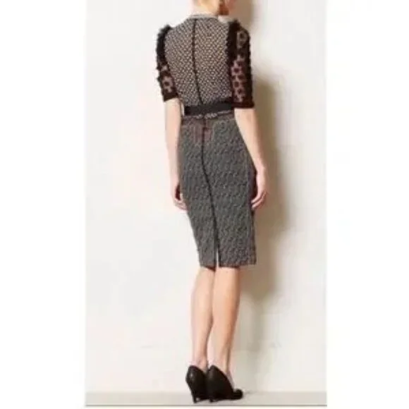 Beguile Byron Lars Anthropologie Allusion Sheath Midi Dress Size 4 - Picture 2 of 9